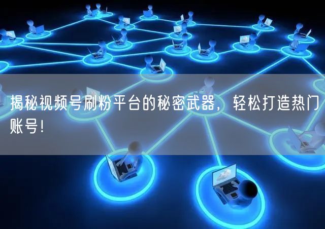 揭秘视频号刷粉平台的秘密武器，轻松打造热门账号！
