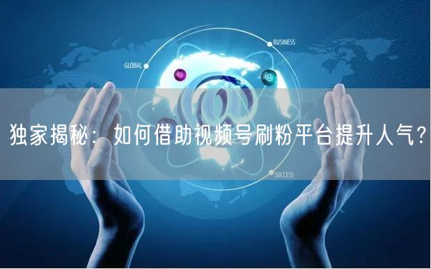 独家揭秘：如何借助视频号刷粉平台提升人气？