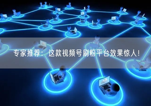 专家推荐：这款视频号刷粉平台效果惊人！