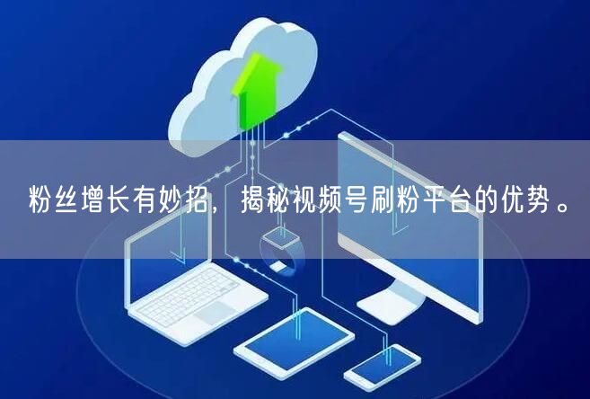 粉丝增长有妙招，揭秘视频号刷粉平台的优势。