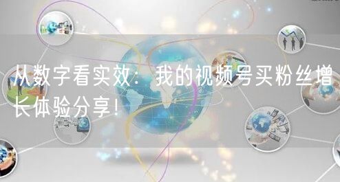 从数字看实效：我的视频号买粉丝增长体验分享！