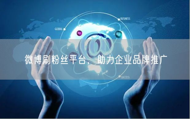 微博刷粉丝平台，助力企业品牌推广