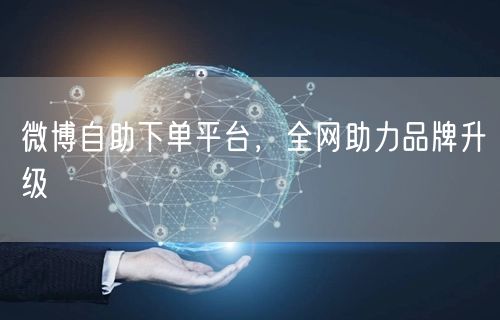 微博自助下单平台，全网助力品牌升级