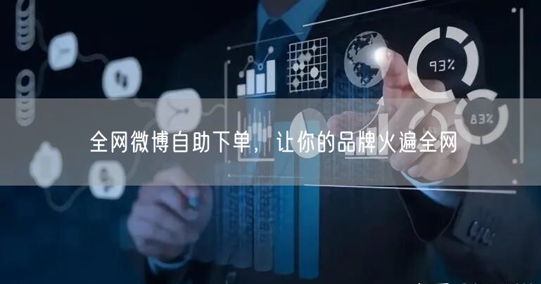 全网微博自助下单，让你的品牌火遍全网