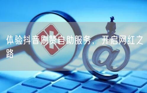 体验抖音刷赞自助服务，开启网红之路
