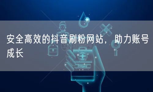 安全高效的抖音刷粉网站，助力账号成长