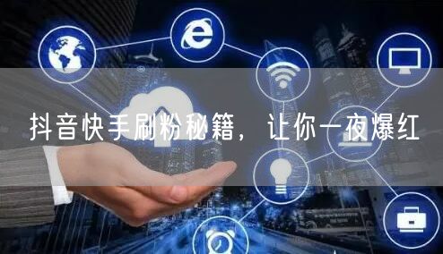抖音快手刷粉秘籍，让你一夜爆红