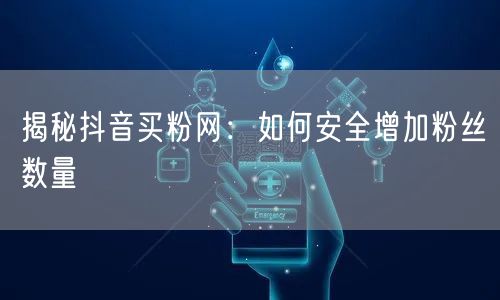 揭秘抖音买粉网：如何安全增加粉丝数量