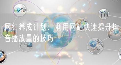 网红养成计划：利用网站快速提升抖音播放量的技巧