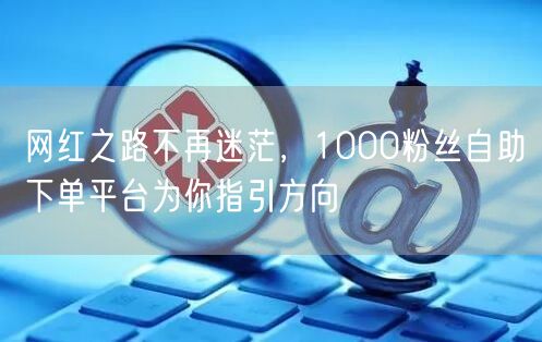 网红之路不再迷茫，1000粉丝自助下单平台为你指引方向