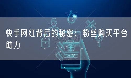 快手网红背后的秘密：粉丝购买平台助力