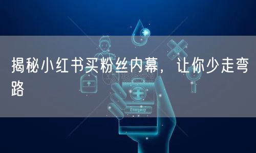 揭秘小红书买粉丝内幕，让你少走弯路