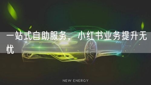 一站式自助服务，小红书业务提升无忧