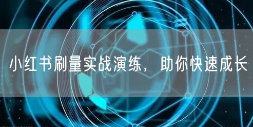小红书刷量实战演练，助你快速成长