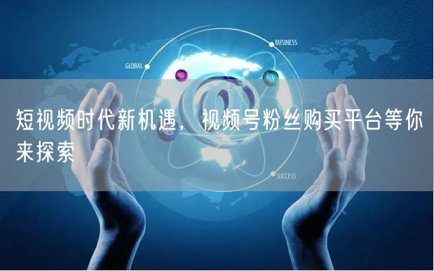 短视频时代新机遇，视频号粉丝购买平台等你来探索